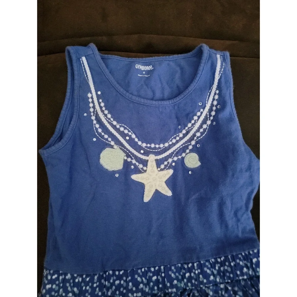 Gymboree tide pool sea star shell dress size 6
